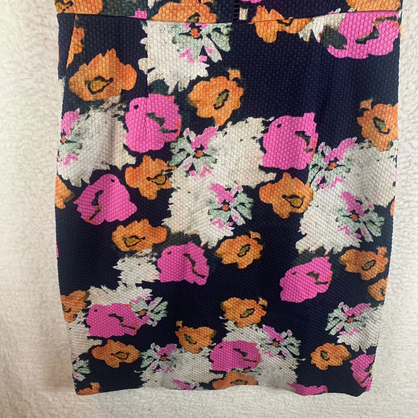 VETEMENTS Abito tubino casual J.Crew donna senza maniche petunia stampa floreale multi taglia 6