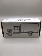 1990, ERTL,1931 Hawkeye Motor Truck Bank w/ Key, NIB.