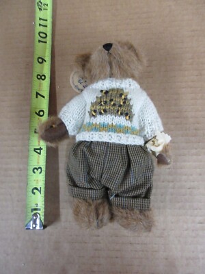 NOS Boyds Bears EDMUND SPRING 9175-09 Plush Bear Beehive Bee Honeycomb  B56 F