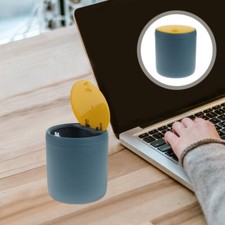 Disposal Box Makebrush Holder Cup Tabletop Trash Bin Desktop Wastebasket