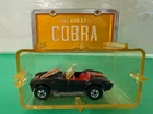 Vintage 1969 Black Shelby Cobra Hot Wheels License Park n Plate Series with Case