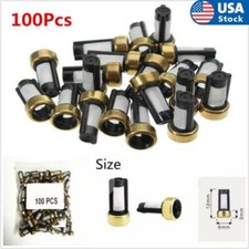 100pcs New Fuel Injector Micro Basket Filter For Asnu03c Injector Repair Kits Us