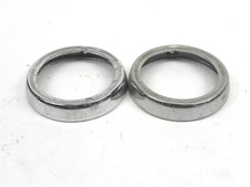 Pair Of Nos 1946-47-48-49-50-51-52-53-54-1955 Willys Tail Light Chrome Bezels Pair Of Nos 1946-47-48-49-50-51-52-53-54-1955 Willys Tail Light Chrome Bezels
