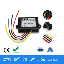DC-DC Boost Converter 12V to 19V 1A-5A Step Up Voltage Regulator Module Car LED