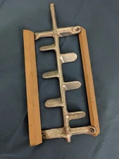 Antique Wooden Bucket Ice Cream Maker Part, Churn Paddle