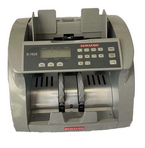 Semacon S-1625 Bank Grade Bill Currency Counter with Power Cord For Parts/Repair - Picture 3 of 9
