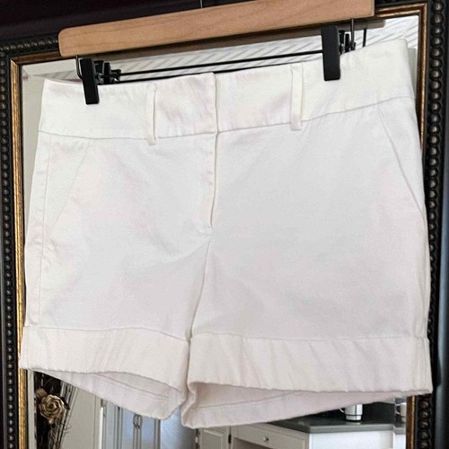 Talbots Chino Bermuda Shorts White Size 