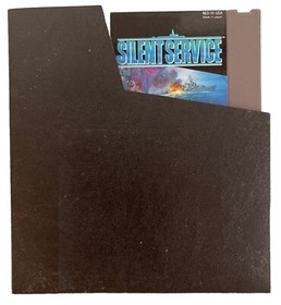 Silent Service (NES, 1989) (Made in Japan) Tested, works. w/ instructions & case
