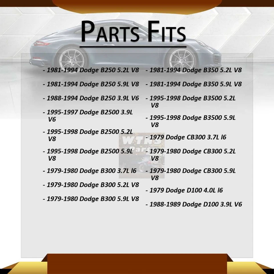 Soportes de motor delanteros 2x para Dodge W250 1981-1993 5,2 L Foto 3 de 4