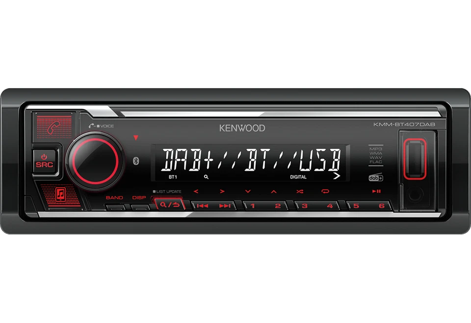 Kenwood Bluetooth DAB+ USB Radio inkl DAB  Antenne passend für VW Golf 6 VI  - Bild 3 von 4