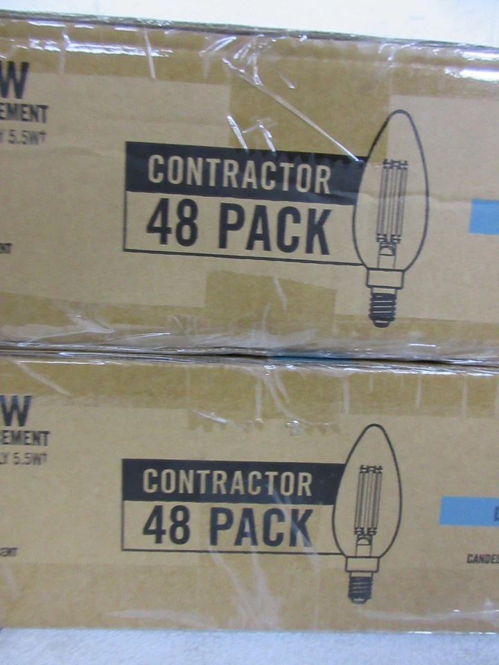 Feit Electric 60-Watt Equivalent B11 Glass Filament Contractor Pro Pack - 96PK - Image 4 of 4