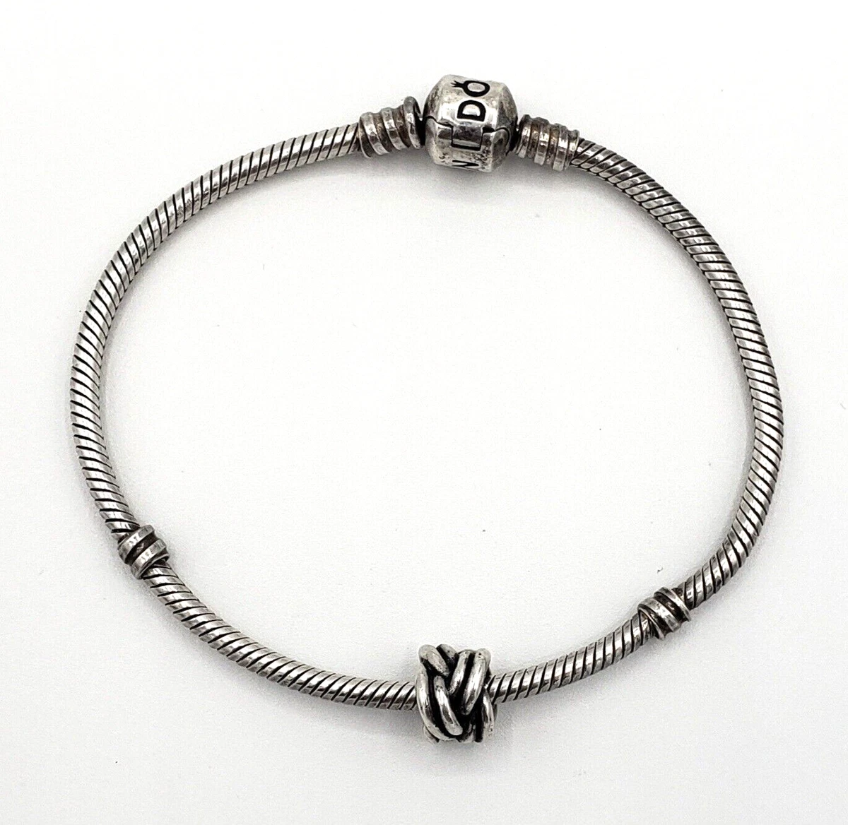 Classic Sterling Silver Bracelet w/ Barrel Clasp