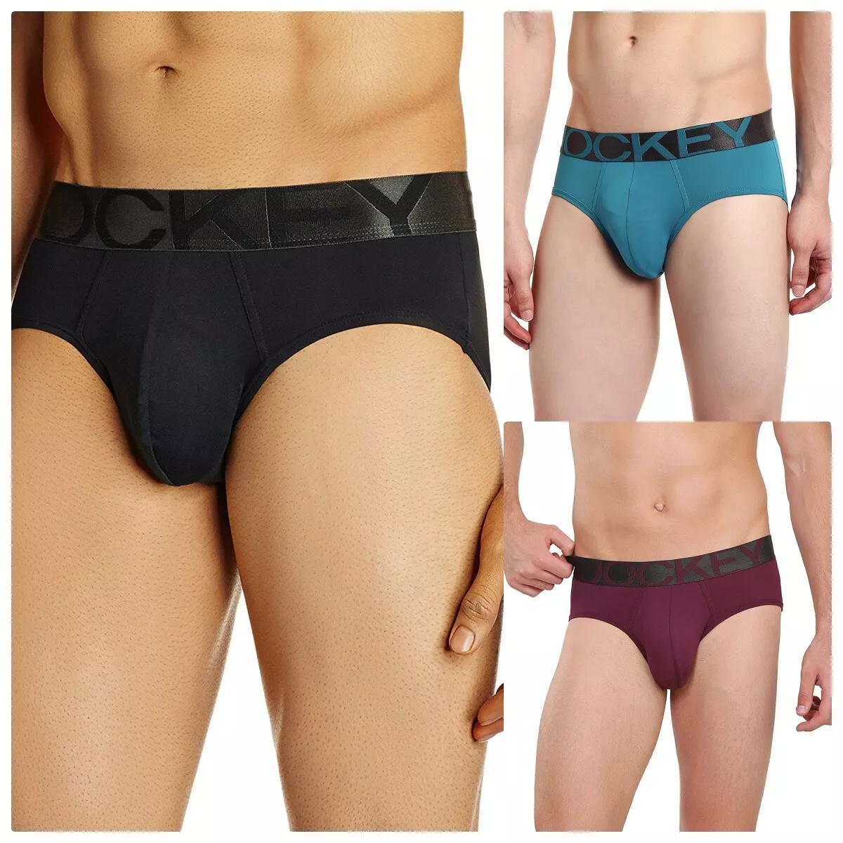 Jockey Men's Tactal Brief International Collection Microfibre Elastane  Fabric