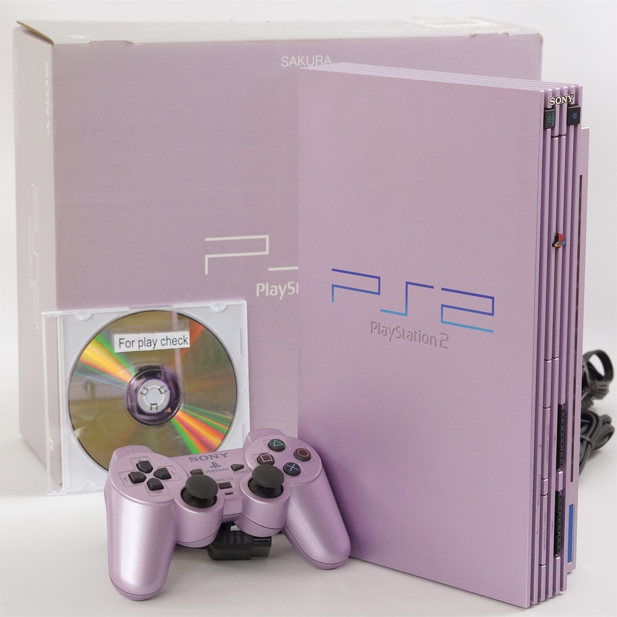 読み良好！PlayStation2SCPH-75000 コントローラー2個付き 読み良好！PlayStation2SCPH-75000 コントローラー2個付き
