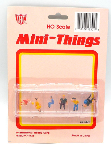 Mini Things Seated People escala HO IHC #42-3301 de colección modelo de ferrocarril nuevo en stock  | Zustand: New