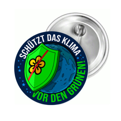 Protects Climate From Green Badge Lapel Pin Button Badge Pin Magnet