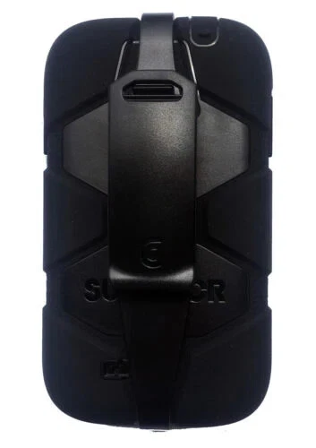 GRIFFIN SURVIVAL todo terreno SAMSUNG Galaxy S4 negro funda y clip Foto 2 de 4