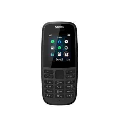 Nokia 105 - 4 MB - Black (Unlocked)  No Camera