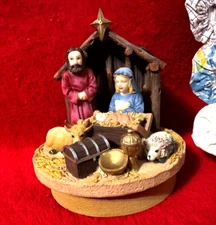 New In Package Our America Gift Nativity Topper Christmas