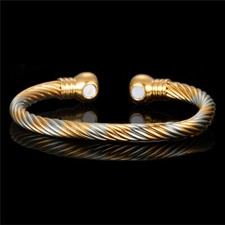 Gorgeous Pure Copper Magnetic Bangle Energy Power Balance Pain Relief Men Women
