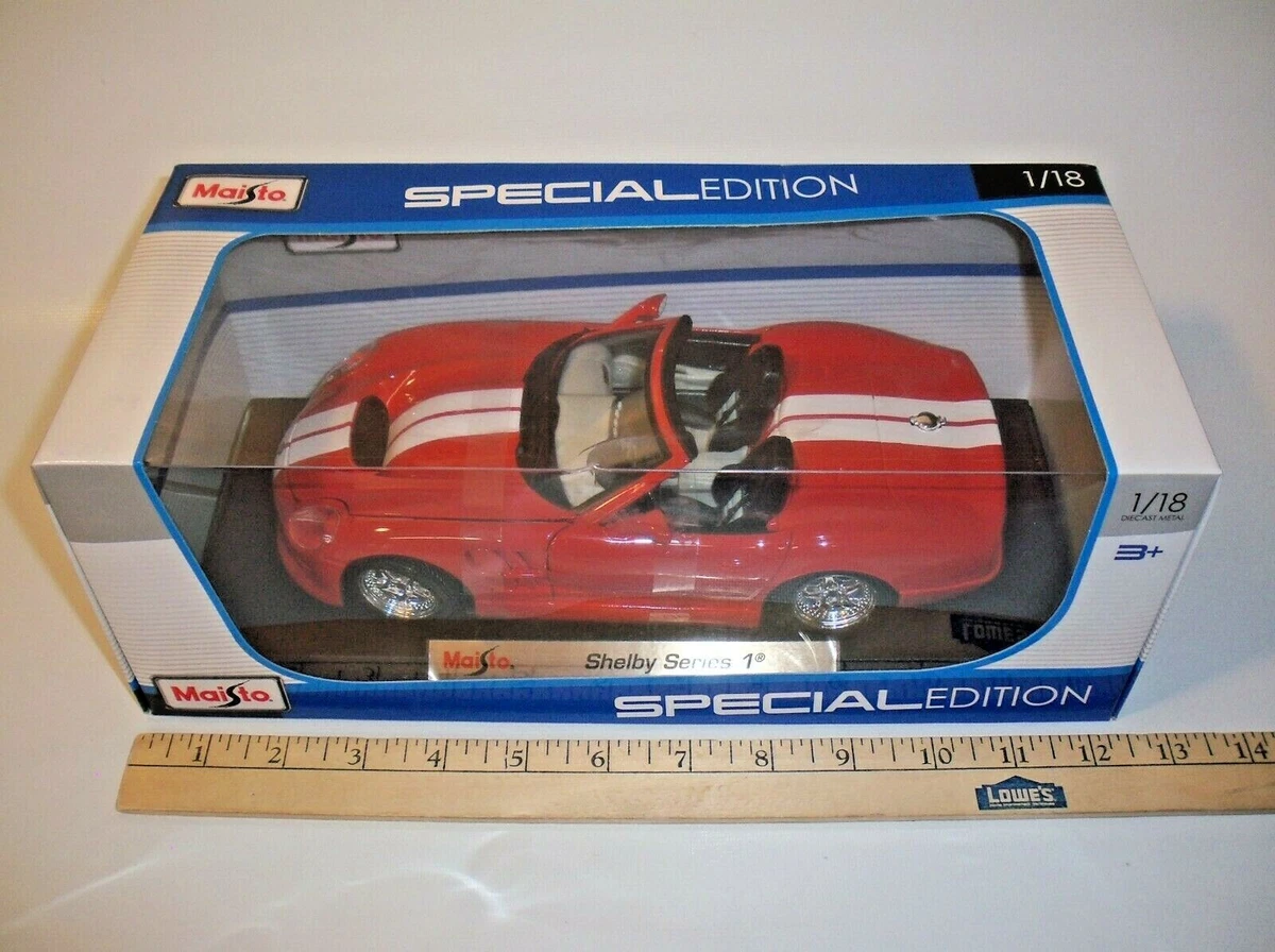 Maisto Special Edition Shelby Series 1 Red 1 18 Diecast Model Car