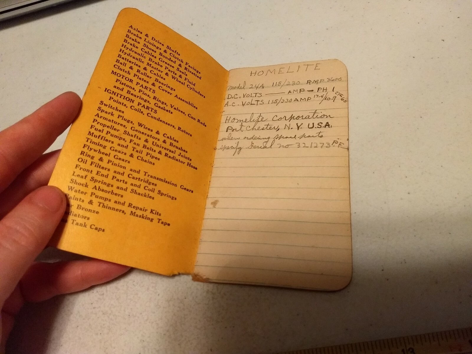 Vintage Wittle's Auto Parts Lebanon PA Parts Service Advertising 5 Digit Number eBay