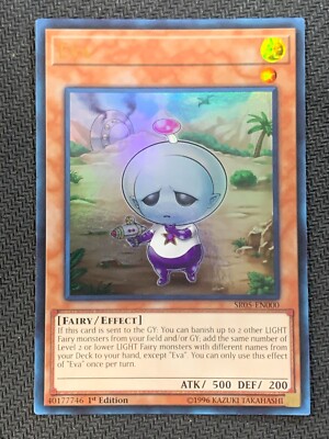 eva yugioh card Eva - SR05-EN000 - Ultra Rare 1st Edition Yugioh