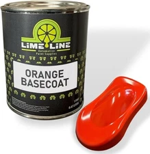 LiME LiNE Automotive Orange Basecoat Paint - 1 Pint