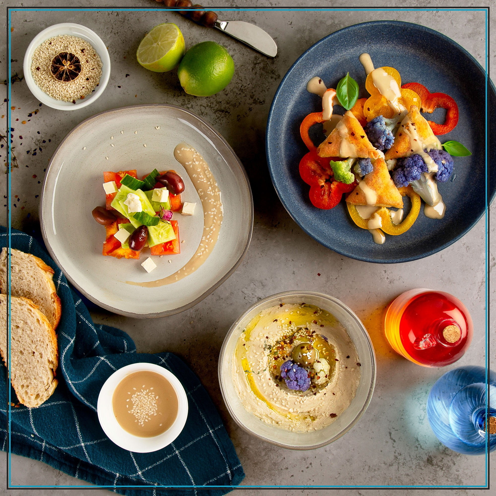 Krinos Imported Sesame Tahini (16 oz) - High in Protein, Nutritional Powerhouse