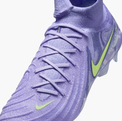 Nike Phantom Luna II Elite FG NU1 Purple Agate Barely Volt HF1600-500 Size 6.5 Nike United Phantom Luna II Elite FG Soccer Cleats (Purple  main image 3
