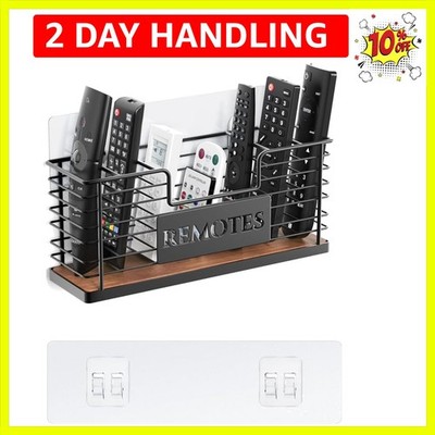 Remote Control Holder, 7-Slot TV Remote Holder Wall Mount, Universal Remote C...