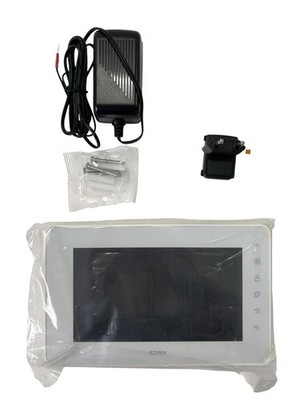 Vimar Elvox K40912 Videoinnenstelle 7 Zoll, Steckernetzteil, weiß