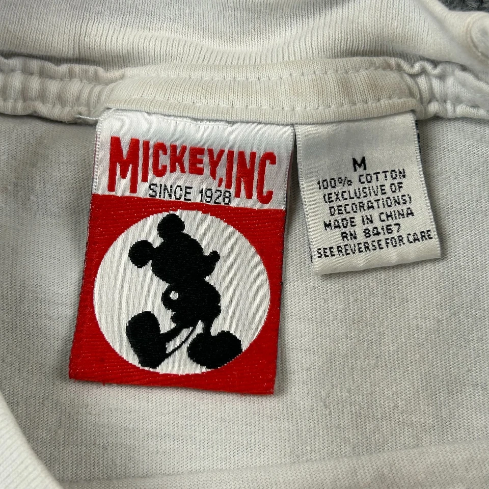 VINTAGE Walt Disney World Shirt Mens Medium 25th Anniversary Fantasia 90s Y2K - Image 2 of 4