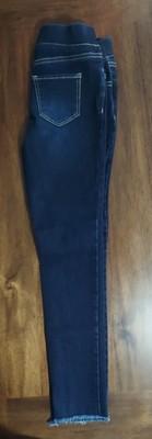 Big Girls size 10 YMI girls Mid-Rise Anklet Blue Jeans with Elastic Waist