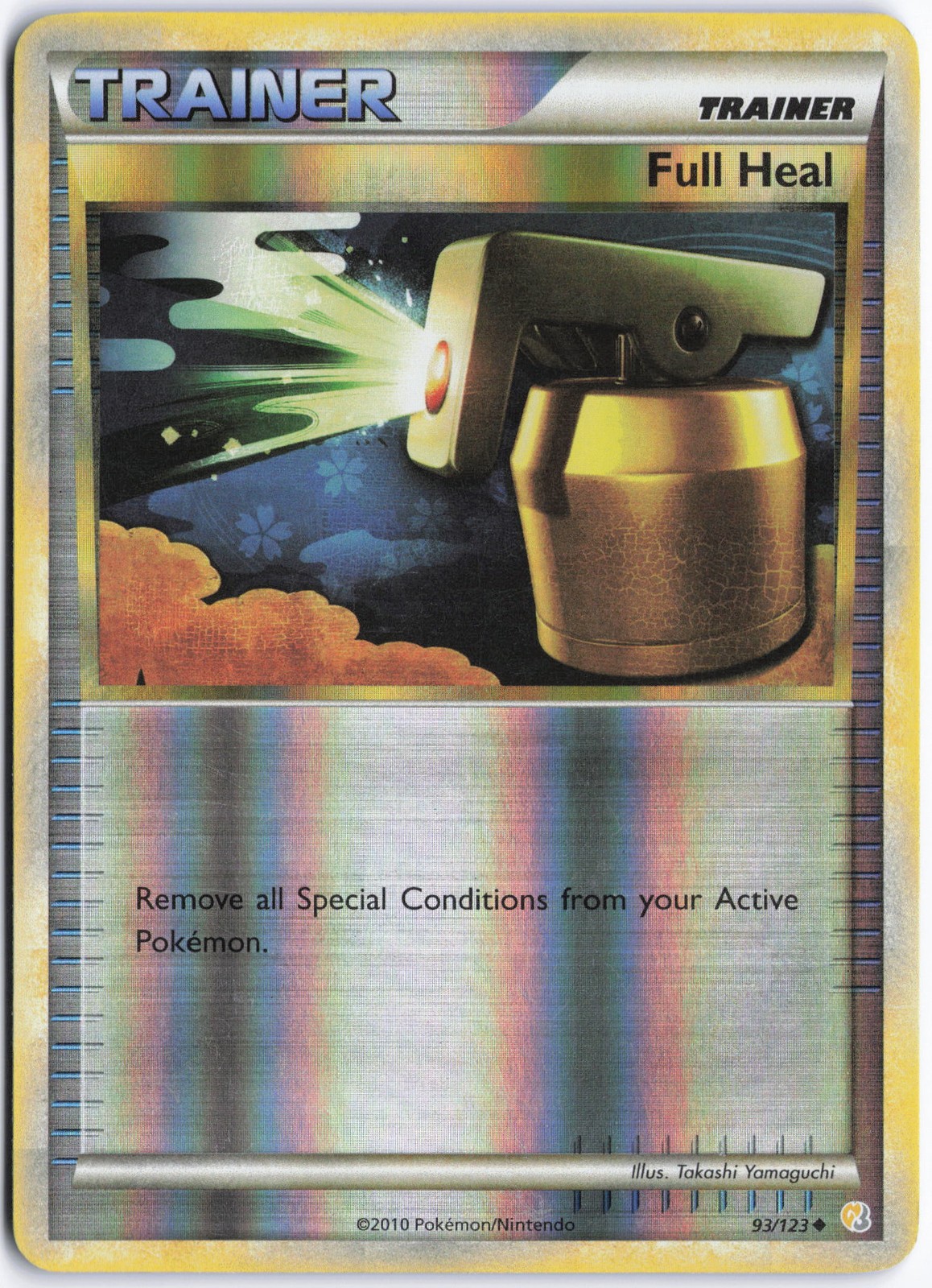 Pokemon - Full Heal #93/123 - HeartGold SoulSilver Reverse Holo
