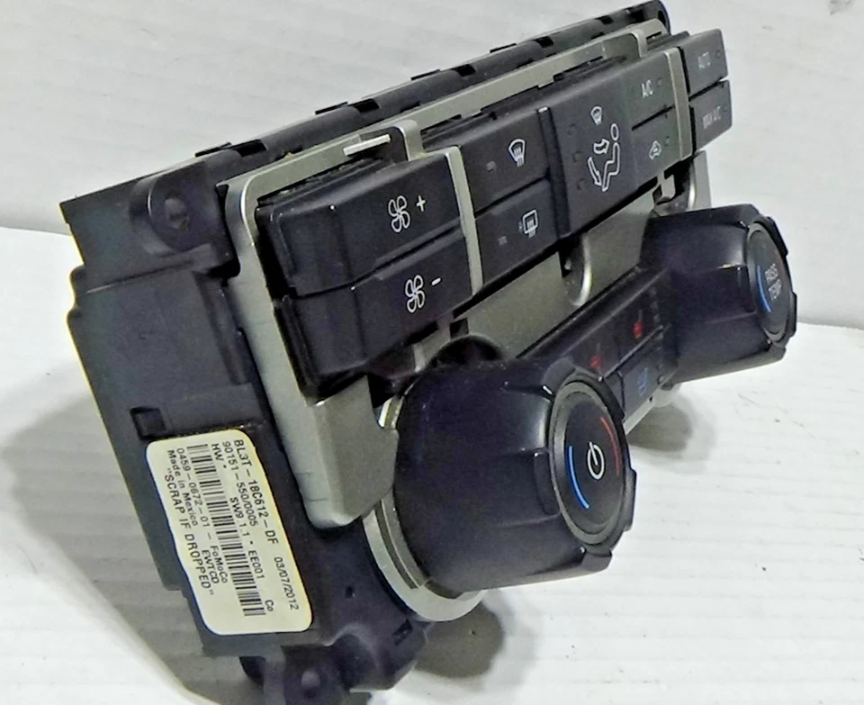 2009-2014 Ford F150 Dual Zone AC Heater Climate Control Switch BL3T-18C612-DF - Image 3 of 4