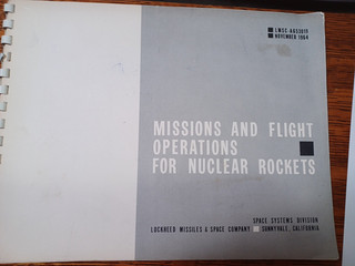 1964 Lockheed Missions & Flight Operations for Nuclear Rockets JRR52