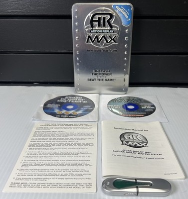 AR Action Replay Max Ultimate Cheat System Media Creator For PlayStation 2