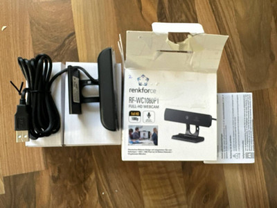 Renkforce RF-WC1080P1 Full HD-Webcam 1920 x 1080 Pixel Klemm-Halterung