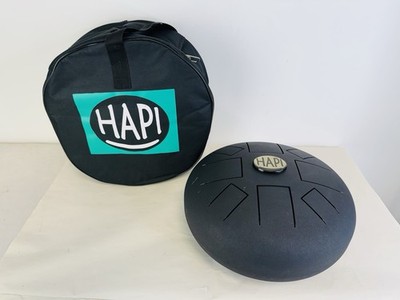 HAPI Drum Steel Tongue Drum - G-Dur Pentatonik, 12'' schwarz