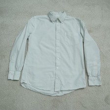 Brooks Brothers Shirt 15 33 White Oxford Original Polo Button Down Long Sleeve