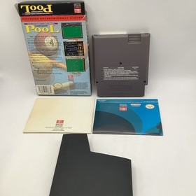 NES COMPLETE CHAMPIONSHIP POOL WITH POSTER NINTENDO GAME EXCELLENT CONDITION CIB