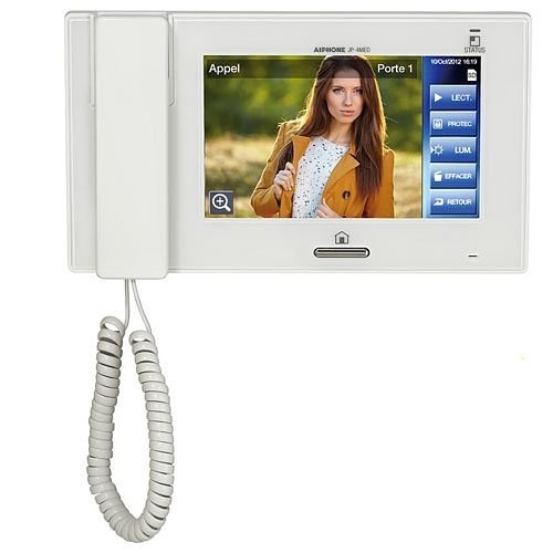 Aiphone JP-4MED Station vidéo haut de gamme avec écran tactile LCD 7 pouces
