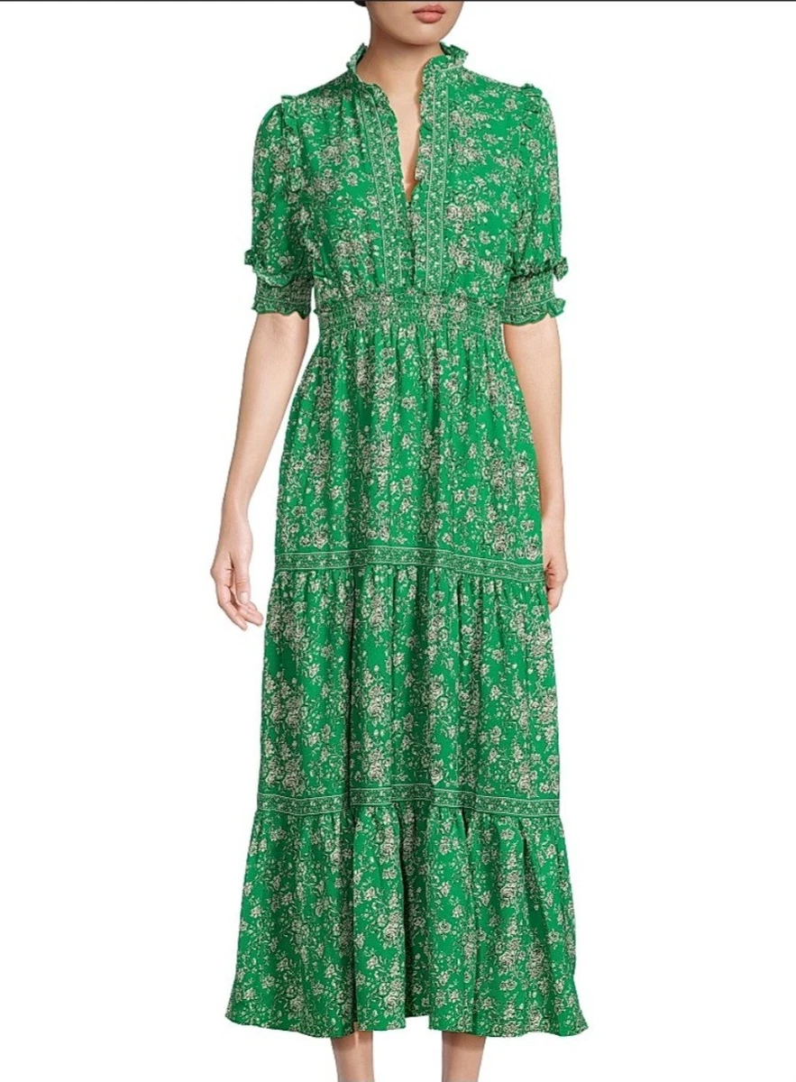 max studio emerald green dress Max Studio Women's Silk for sale