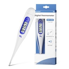 Digital Thermometer Adults Kids Fever Alert Memory Recall C/F Switchable Oral
