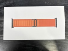 Apple Watch Ultra 2, 3 Strap 49mm Terracotta Alpine Loop Black Titanium Medium