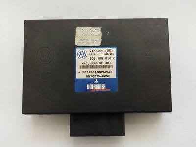 Volkswagen Phaeton 2005 Steuergerät Heckklappe Kofferraumdeckel 3D0909610C