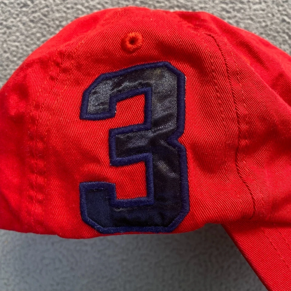 Polo Ralph Lauren Hat Cap Strap Red Blue Pony Baseball Adjustable Vtg,Boys 8-20 - Image 3 of 4