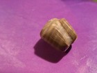 ANCIENT PYU SOLOMONS AGATE PARROT SHAPED AMULET BEAD SECTION 9.5-8.8 MM — photo 1