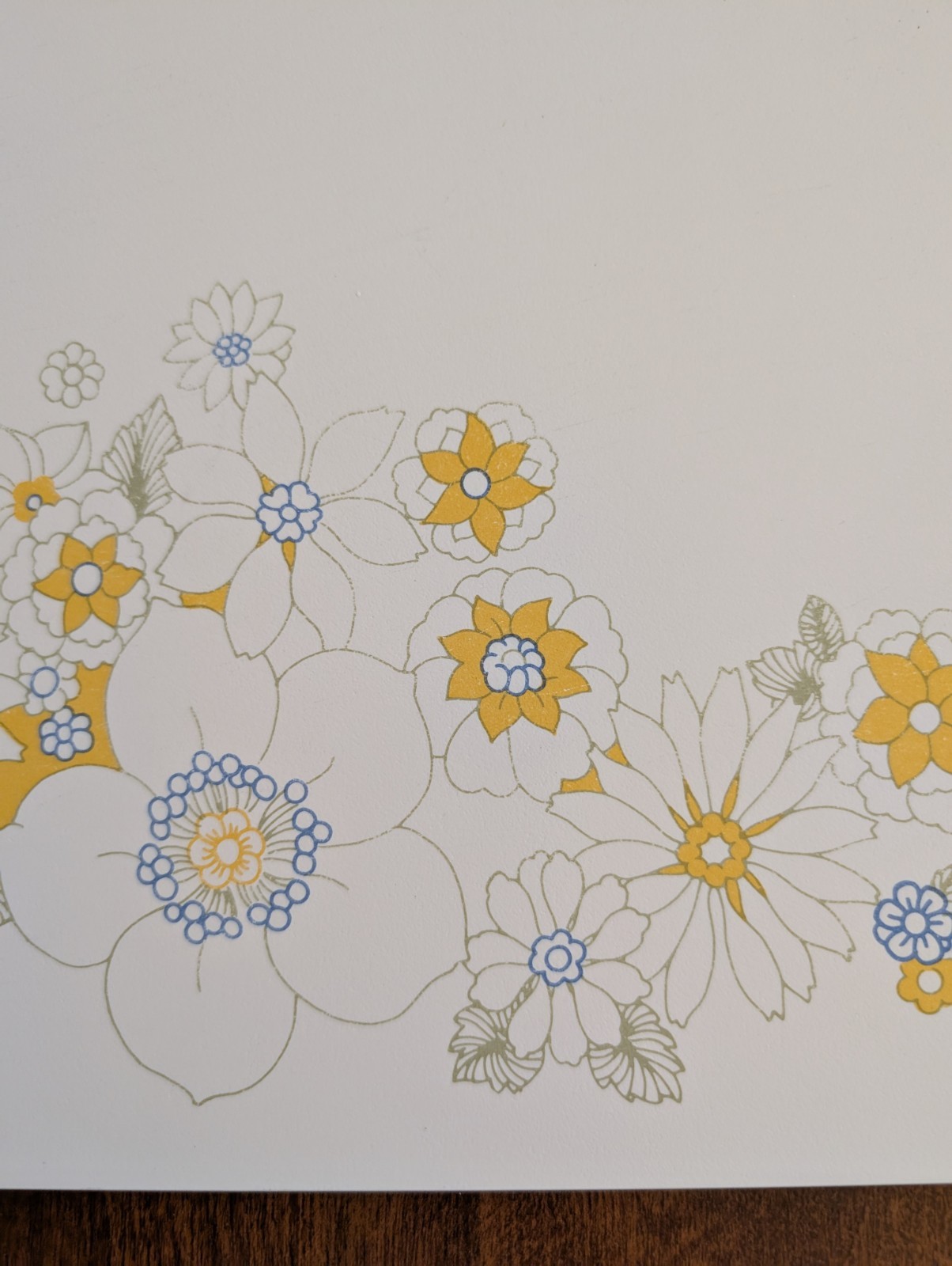 Vtg Corningware Floral Bouquet 20" X 16"  X-Large Counter Saver Cutting Board